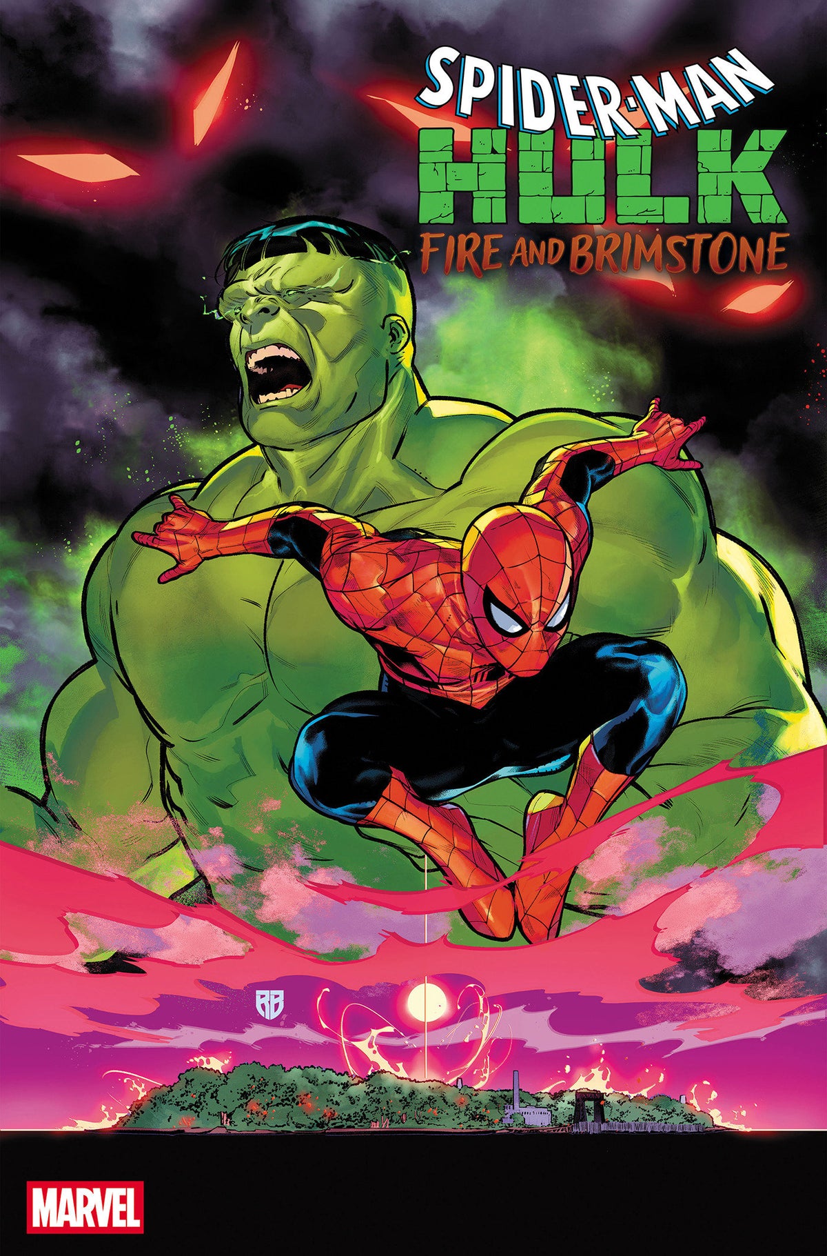 Spider-Man/Hulk: Fire And Brimstone #3 R.B. Silva Main