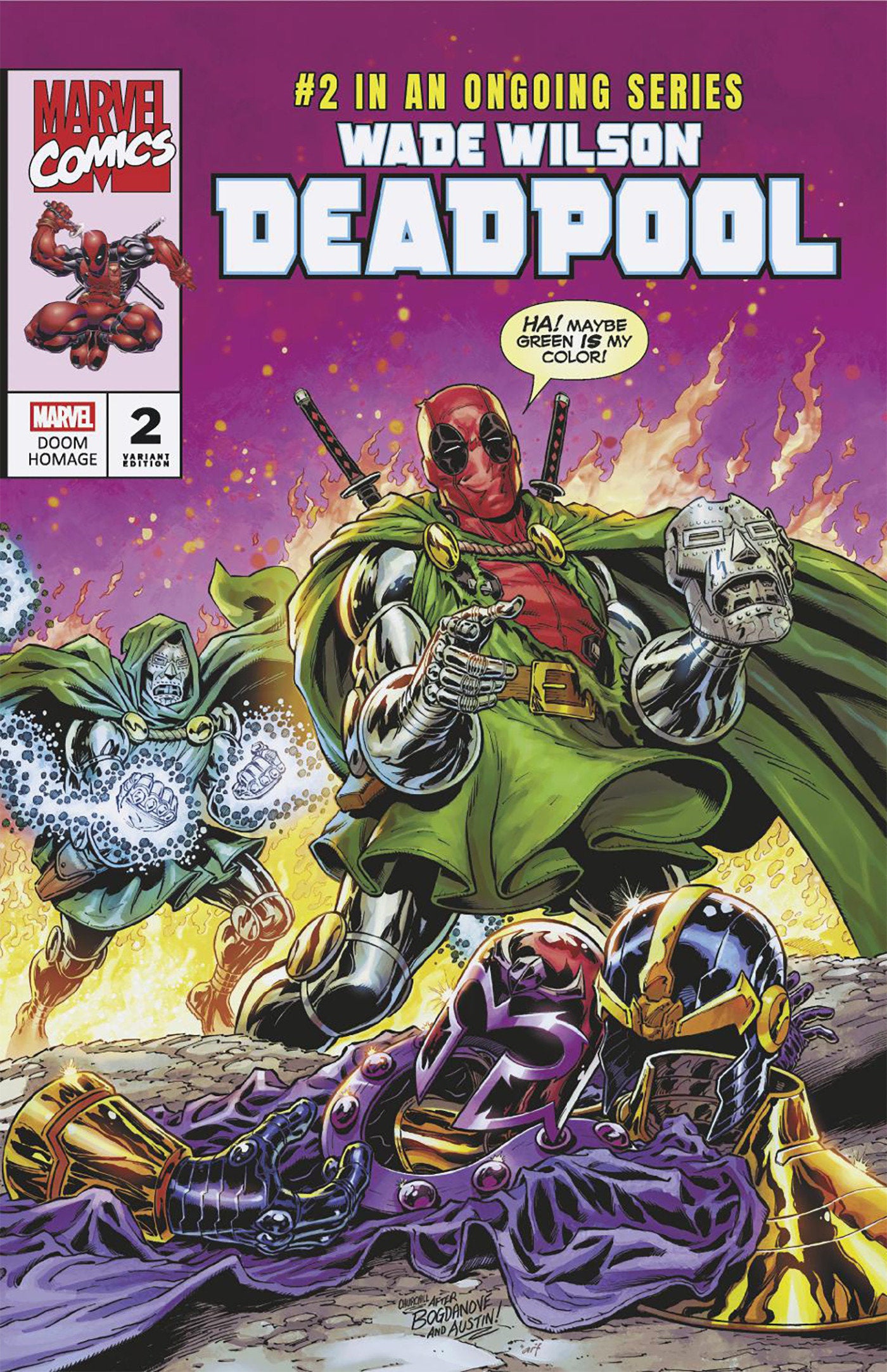 Wade Wilson: Deadpool #2 Ian Churchill Doom Homage