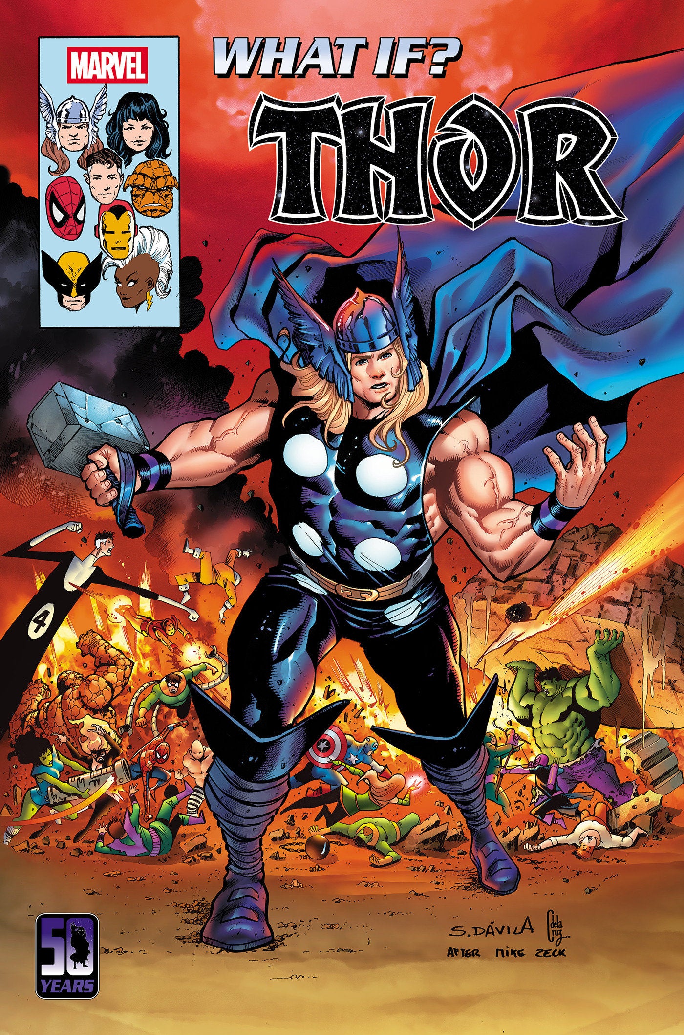 What If...? Thor #1 Sergio Davila Secret Wars Homage