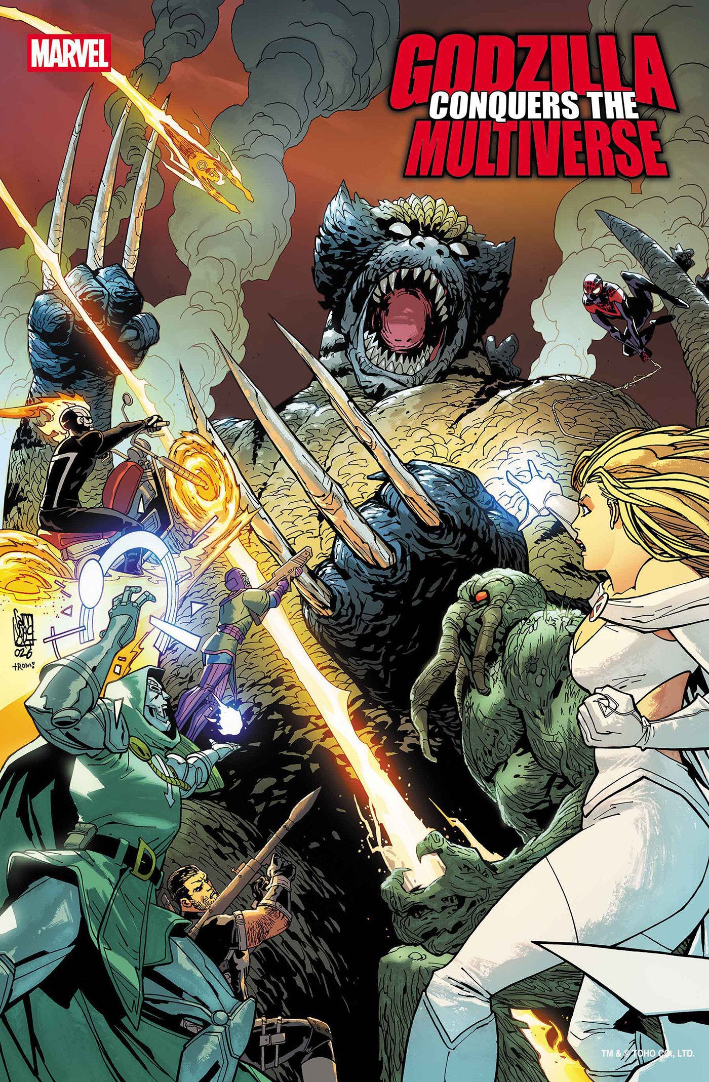 Godzilla Conquers The Multiverse #1 Giuseppe Camuncoli