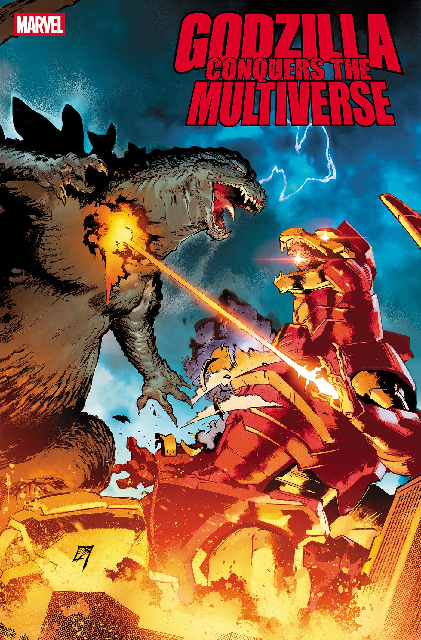 Godzilla Conquers The Multiverse #2 C.F. Villa Heisei vs Marvel