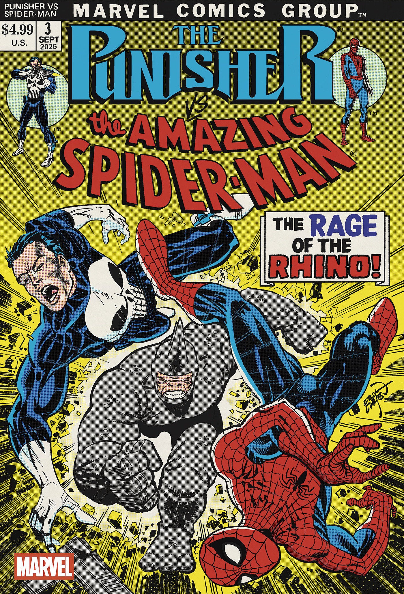 Punisher vs. Spider-Man #3 Erik Larsen
