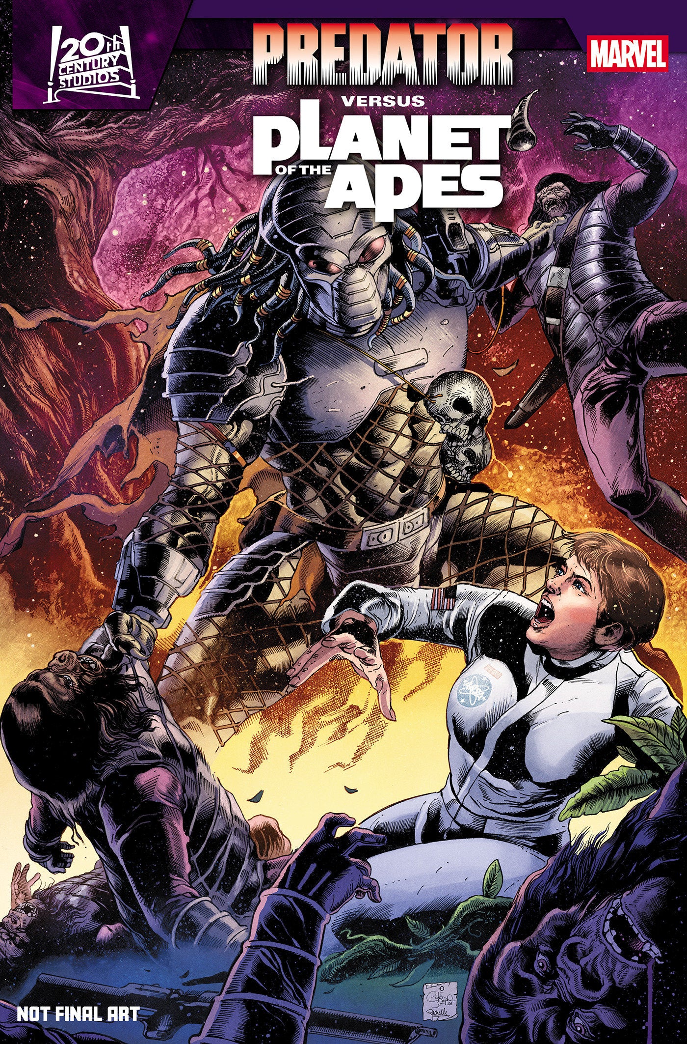 Predator vs. The Planet Of The Apes #1 [1:25] Carlos Magno