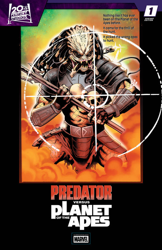 Predator vs. The Planet Of The Apes #1 Chris Campana Movie Homage