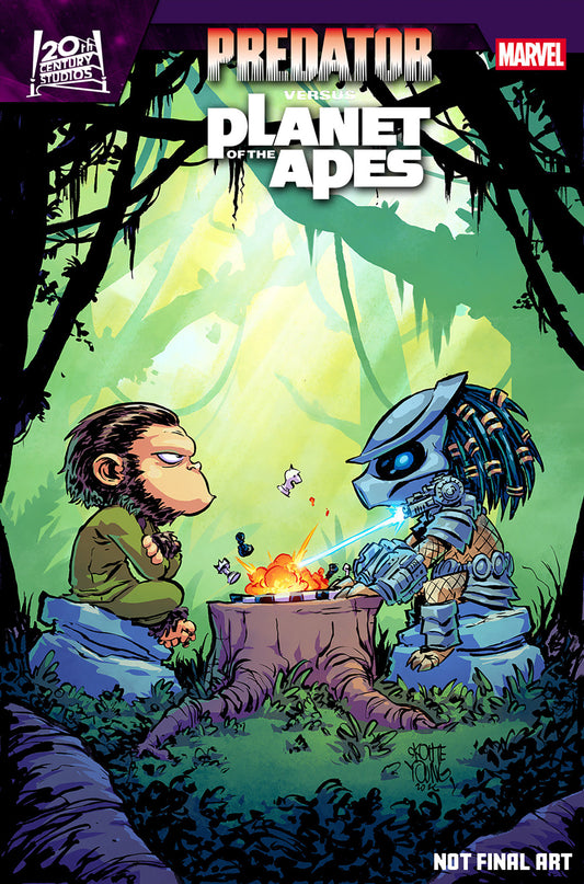 Predator vs. The Planet Of The Apes #1 Skottie Young