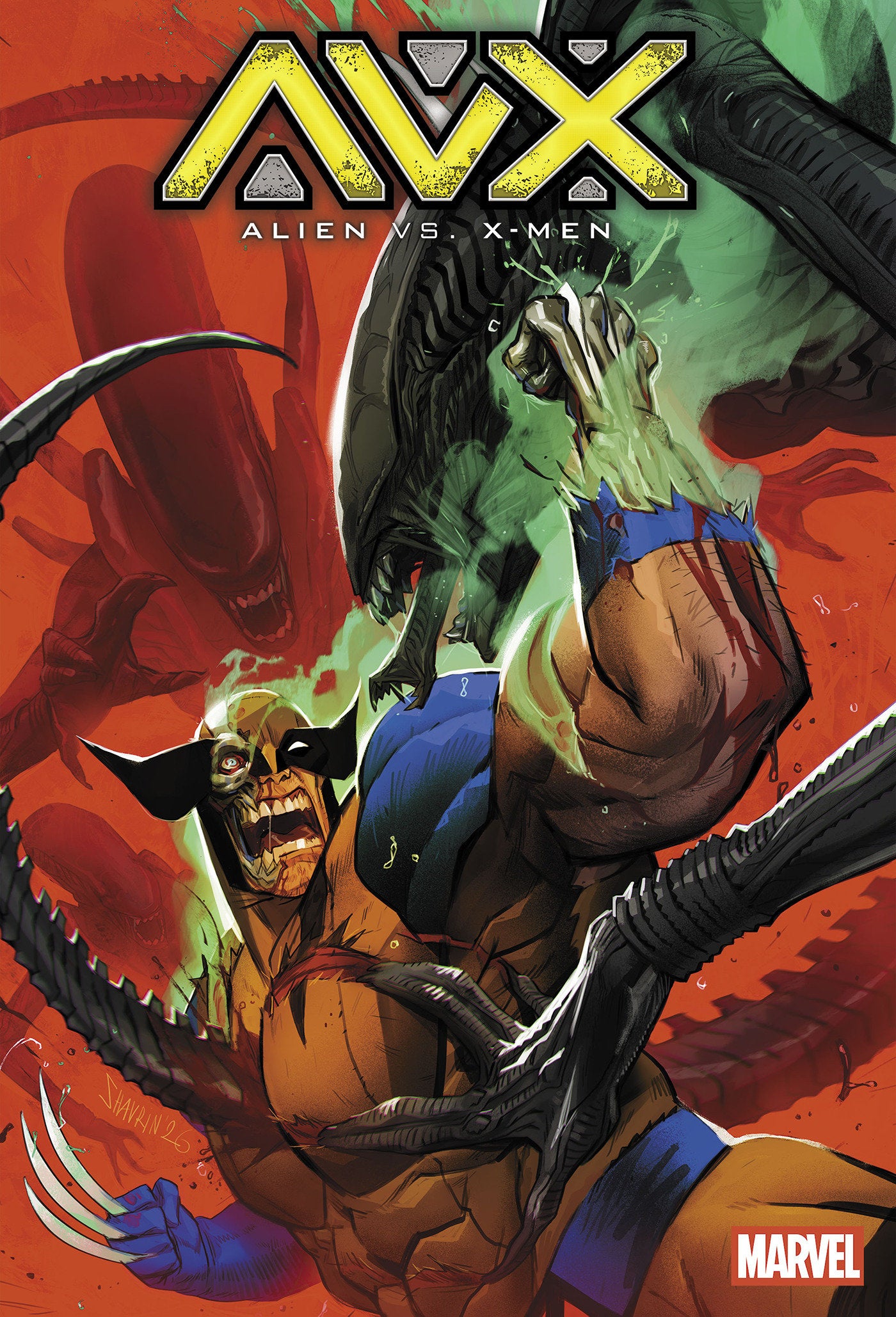 Alien vs. X-Men #1 [1:25] Ivan Shavrin