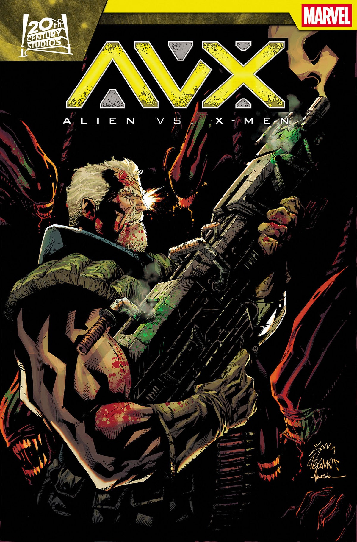 Alien vs. X-Men #2 David Messina Main