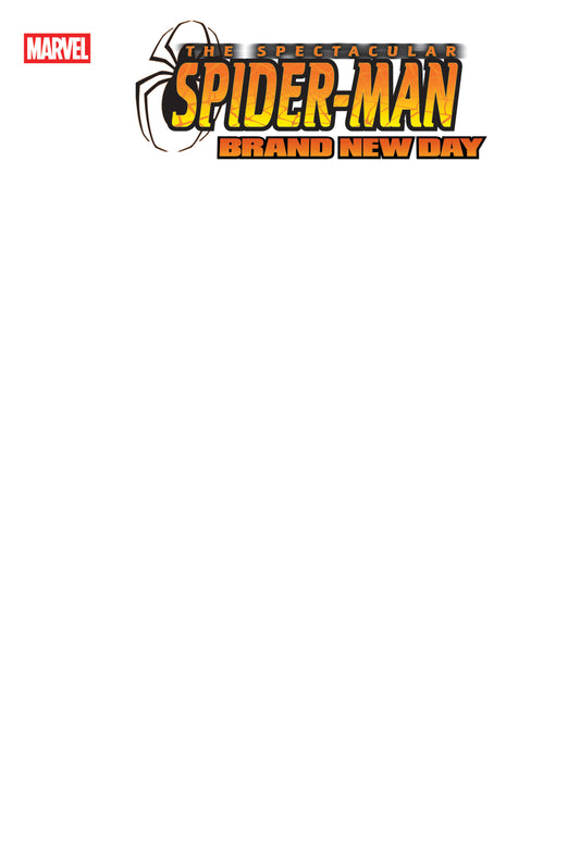 Spectacular Spider-Man: Brand New Day #1 Blank Cover