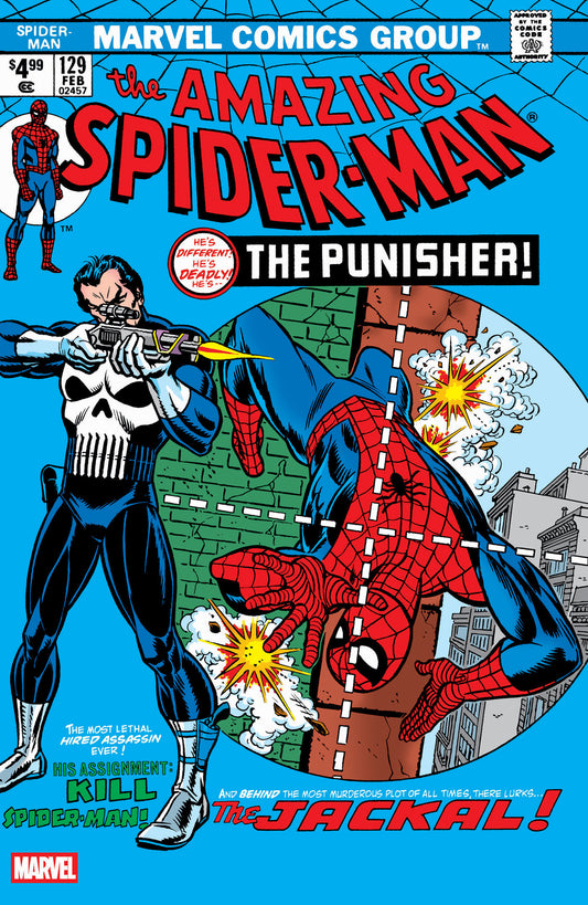 Amazing Spider-Man #129 Facsimile Edition Blue FOIL [New Print]