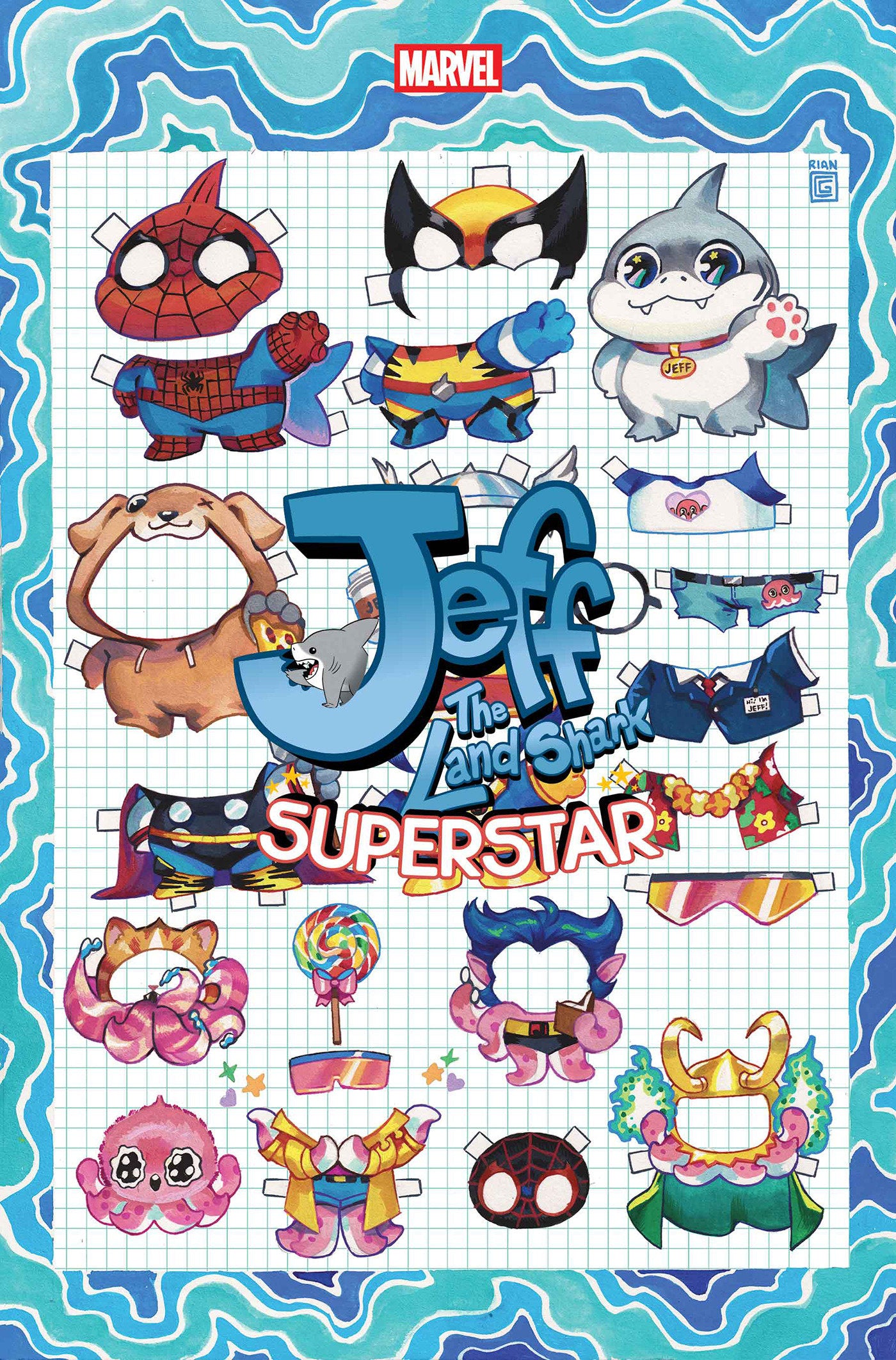 Jeff The Land Shark: Superstar #1 Rian Gonzales FOIL