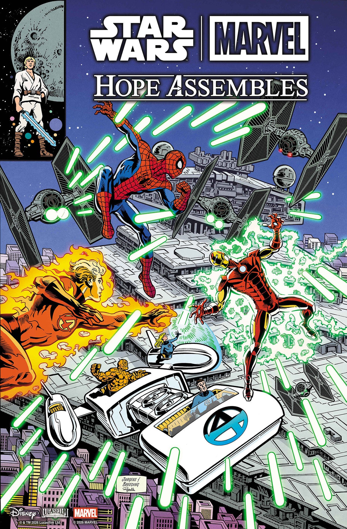Star Wars/Marvel: Hope Assembles #1 Dan Jurgens Retro