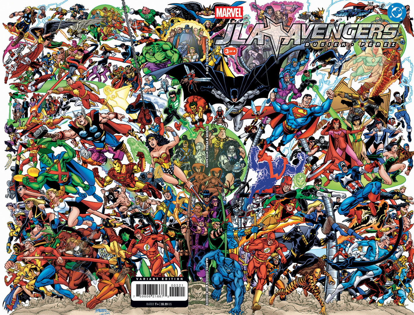 JLA/Avengers #3 Facsimile Edition FOIL Wraparound