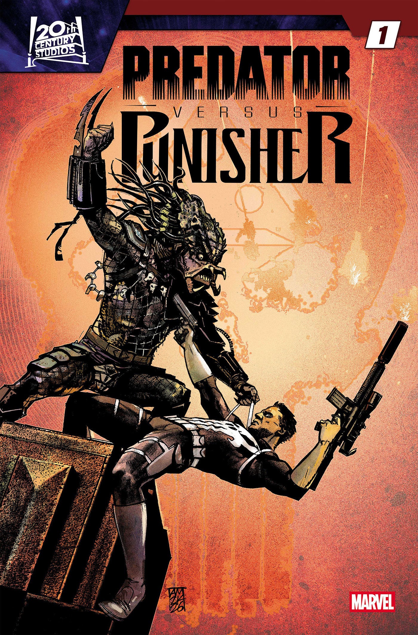 Predator vs. Punisher #1 Cover D Alex Maleev