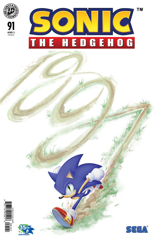 Sonic The Hedgehog #91 Cover B Natalie Haines