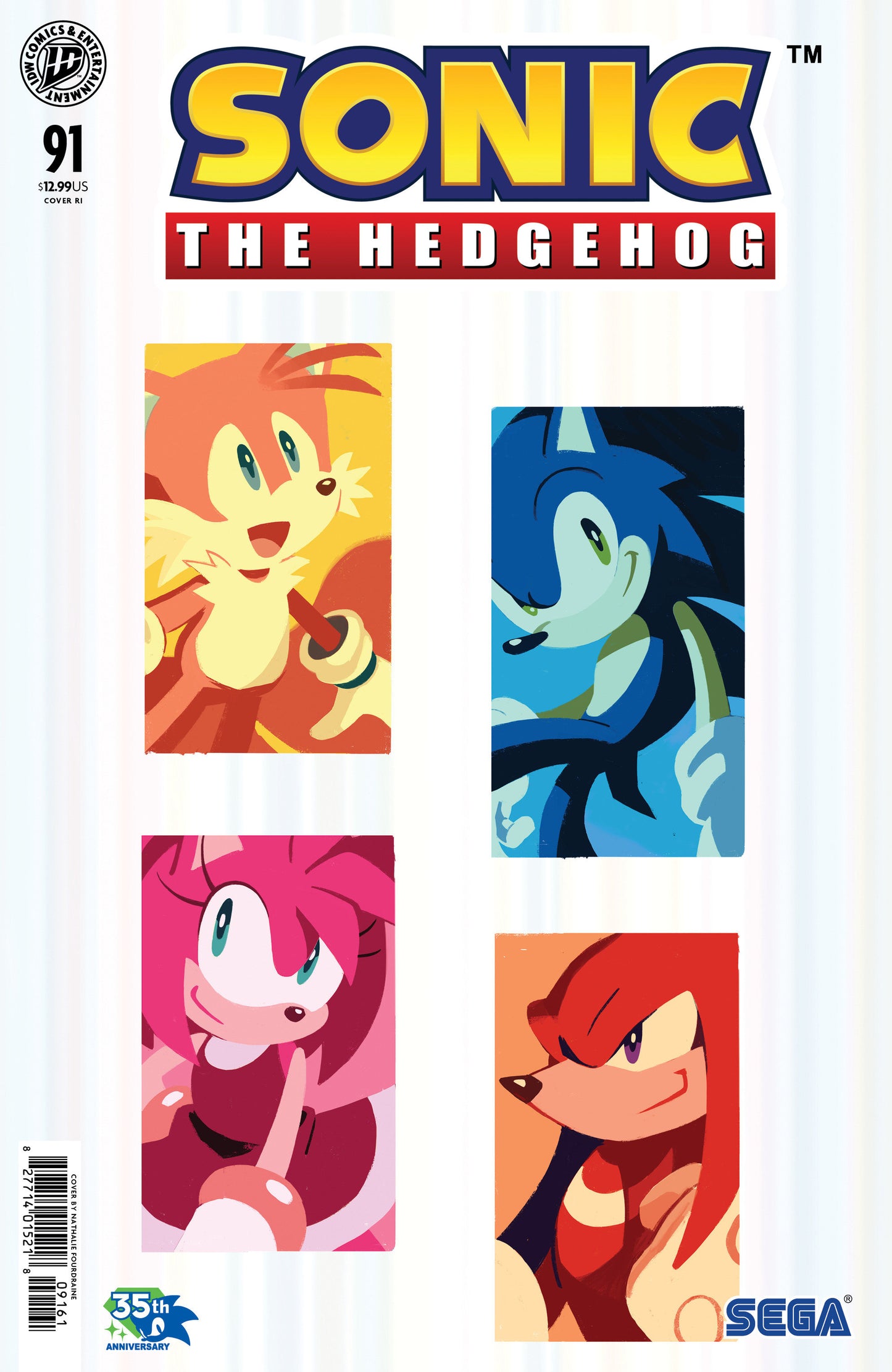 Sonic The Hedgehog #91 [1:10] Nathalie Fourdraine FOIL