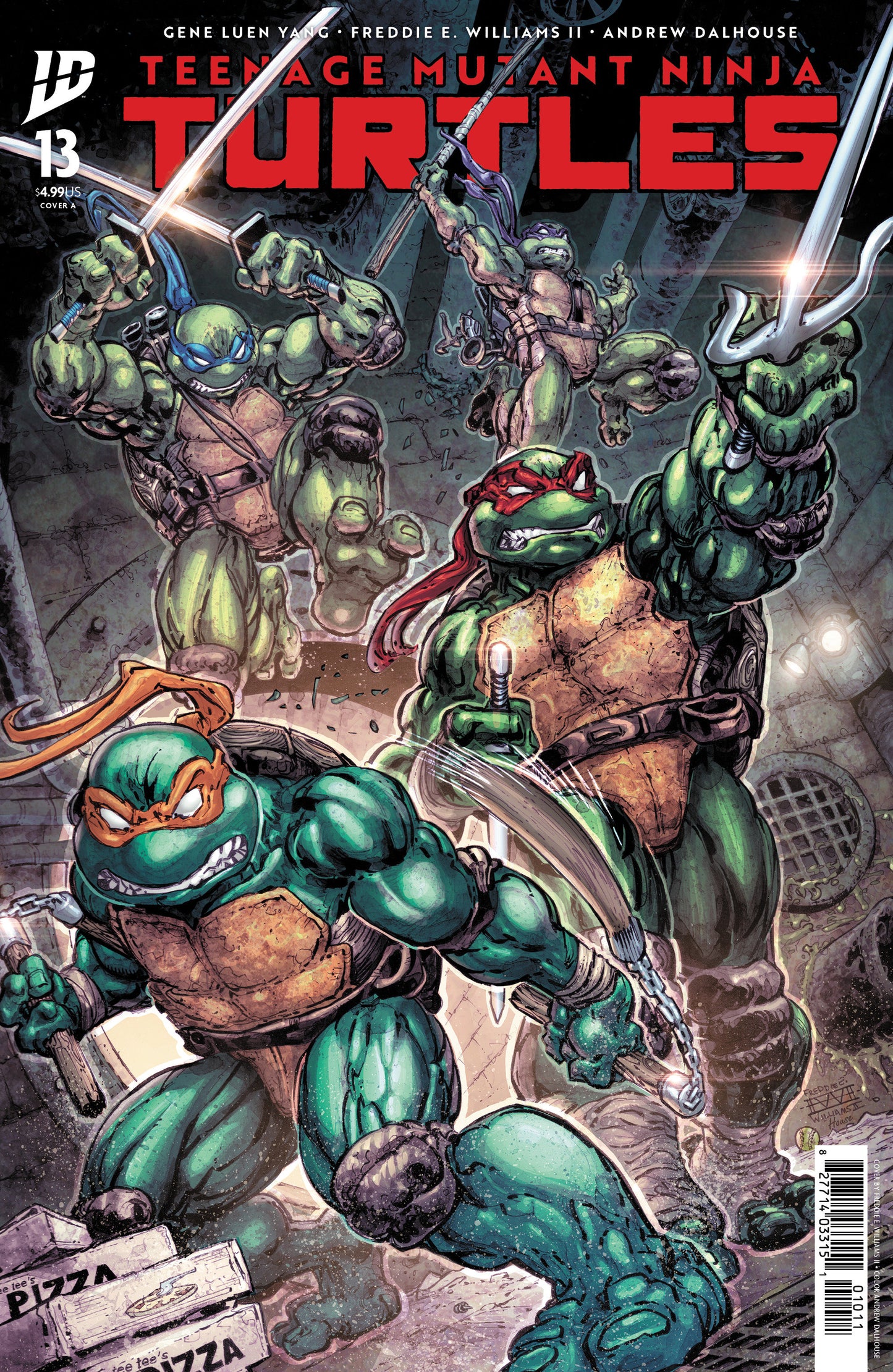 Teenage Mutant Ninja Turtles #13 Cover A Freddie Williams II