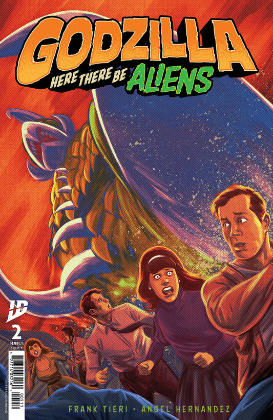 Godzilla: Here There Be Aliens #2 Cover B (Hernandez)