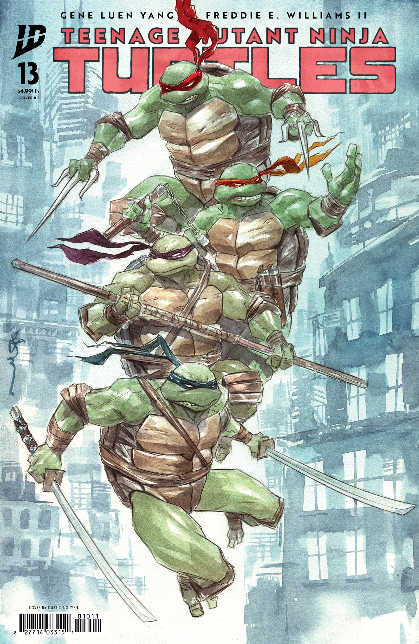 Teenage Mutant Ninja Turtles #13 [1:100] Dustin Nguyen