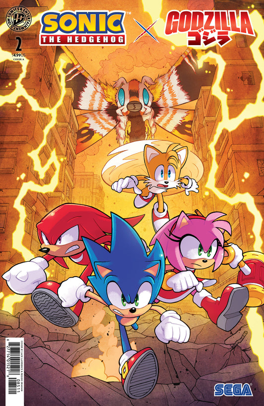 Sonic The Hedgehog X Godzilla #2 Jack Lawrence Main