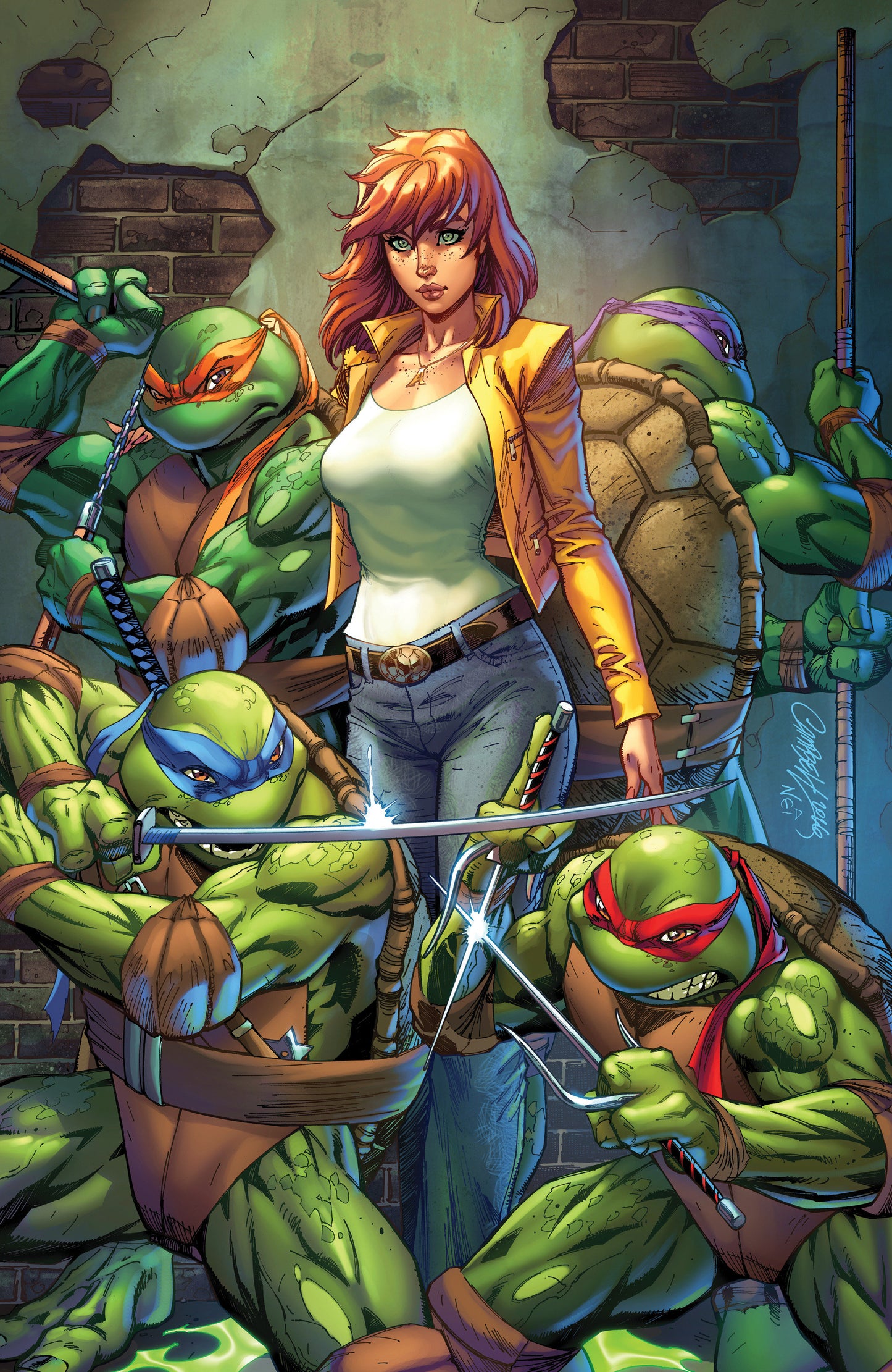 Teenage Mutant Ninja Turtles #20: 300th Issue [1:200] J Scott Campbell Virgin