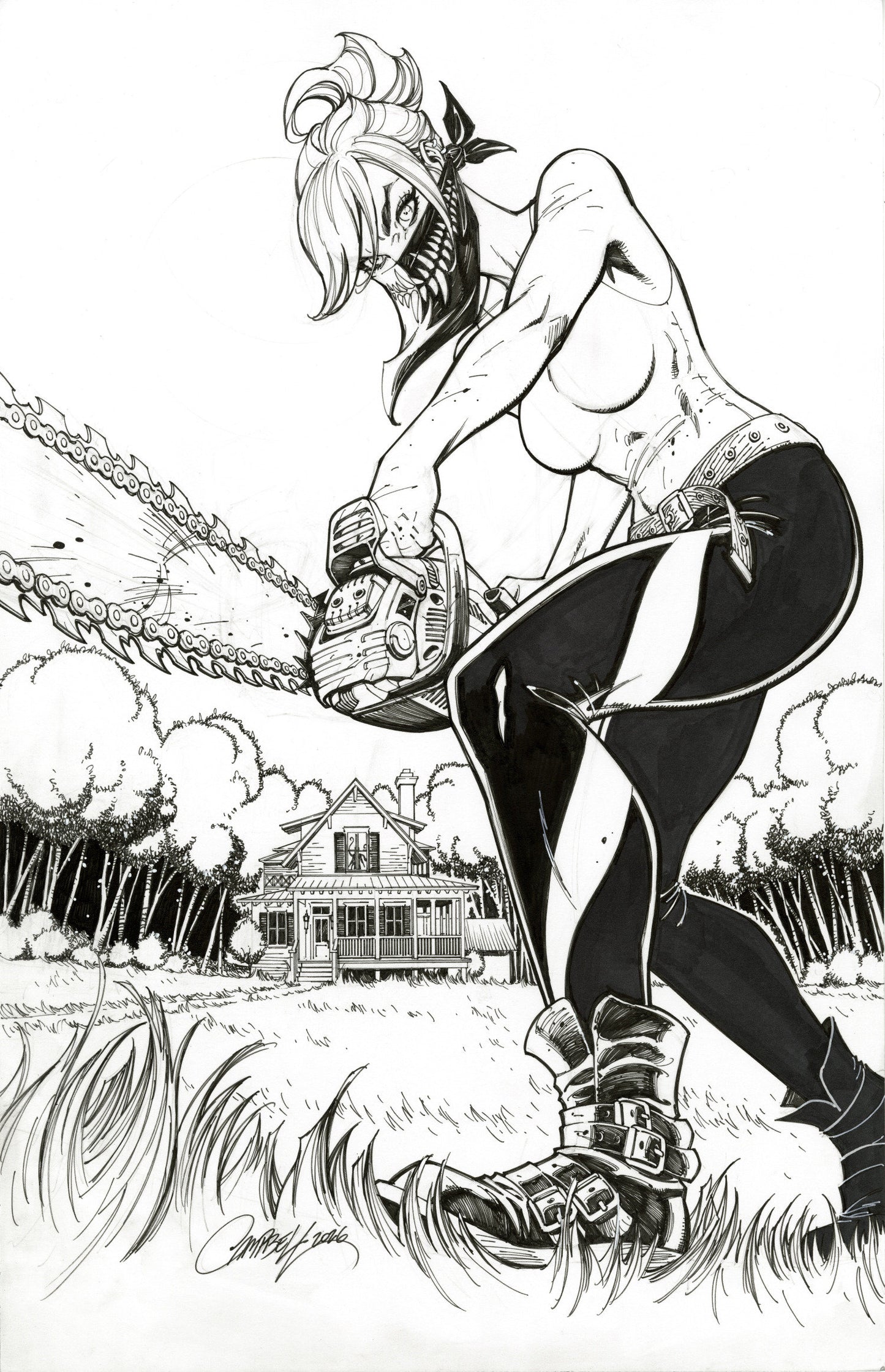 Something Is Killing The Children #50 I [1:100] J. Scott Campbell B&W Virgin