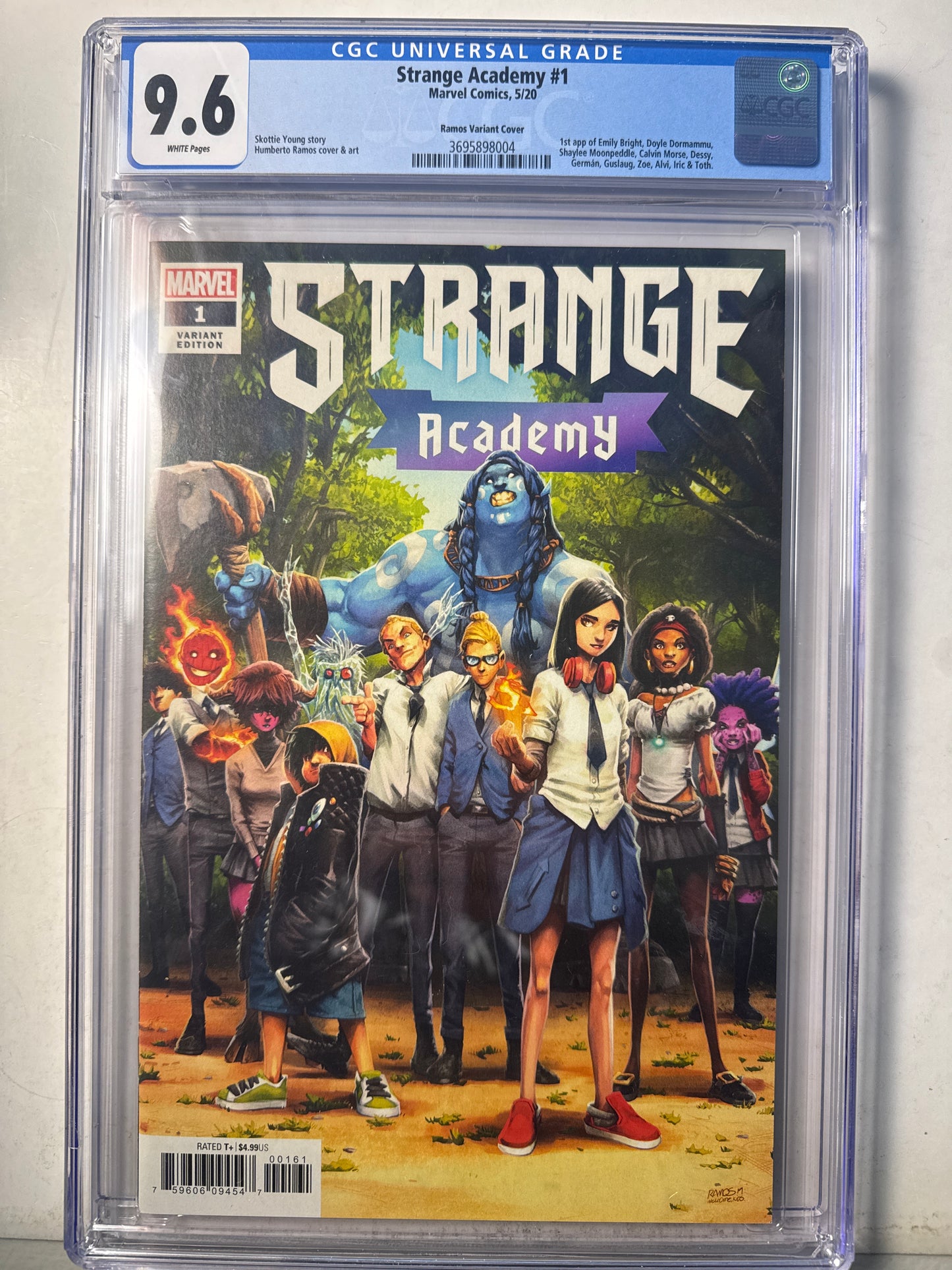 Strange Academy #1 [1:25] Ramos CGC 9.6 (03/04/20)