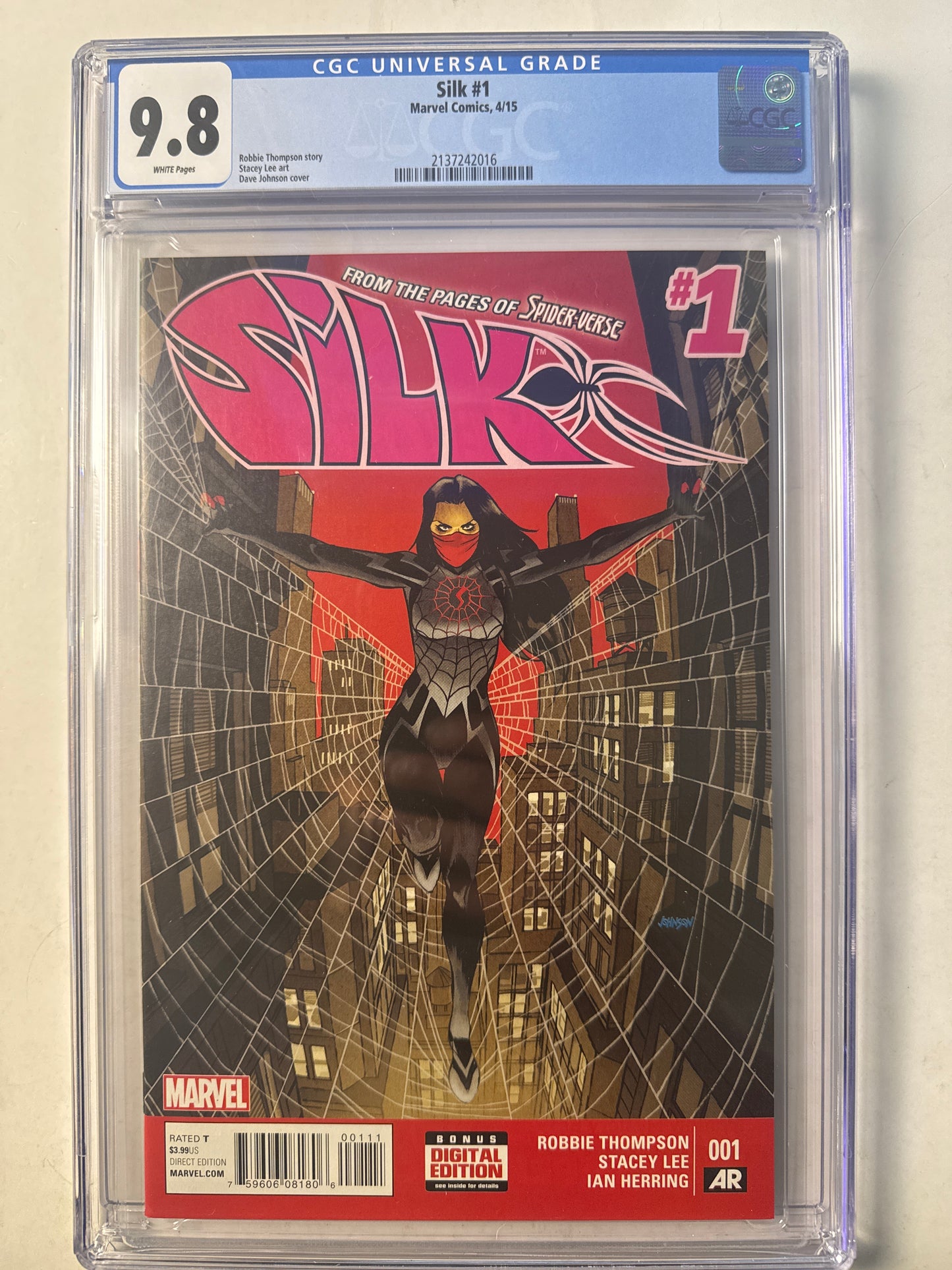 Silk #1 Dave Johnson Main CGC 9.8