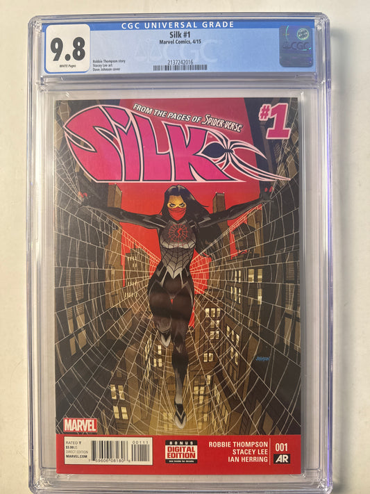Silk #1 Dave Johnson Main CGC 9.8