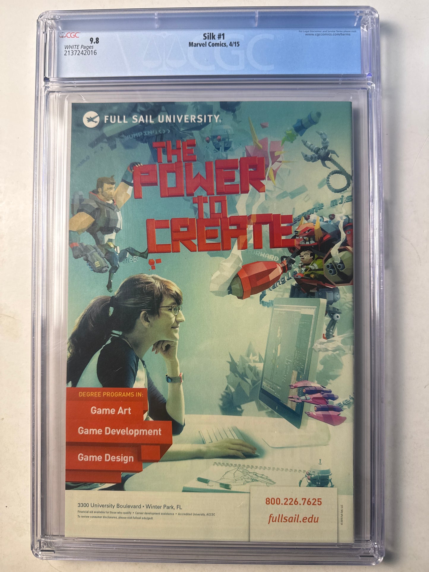 Silk #1 Dave Johnson Main CGC 9.8
