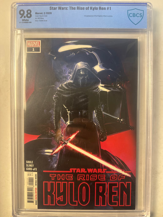 Star Wars Rise Kylo Ren #1 Clayton Crain Main CBCS 9.8