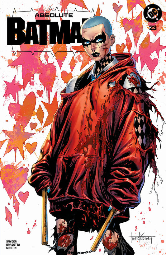 ABSOLUTE BATMAN #23 TYLER KIRKHAM HARLEY QUINN BATTLE DAMAGED EXCLUSIVE VAR