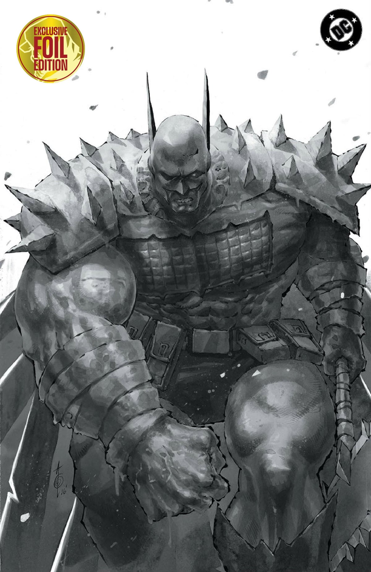 [FOIL] ABSOLUTE BATMAN #23 ALAN QUAH WRAPAROUND EXCLUSIVE BLACK & WHITE VIRGIN VAR