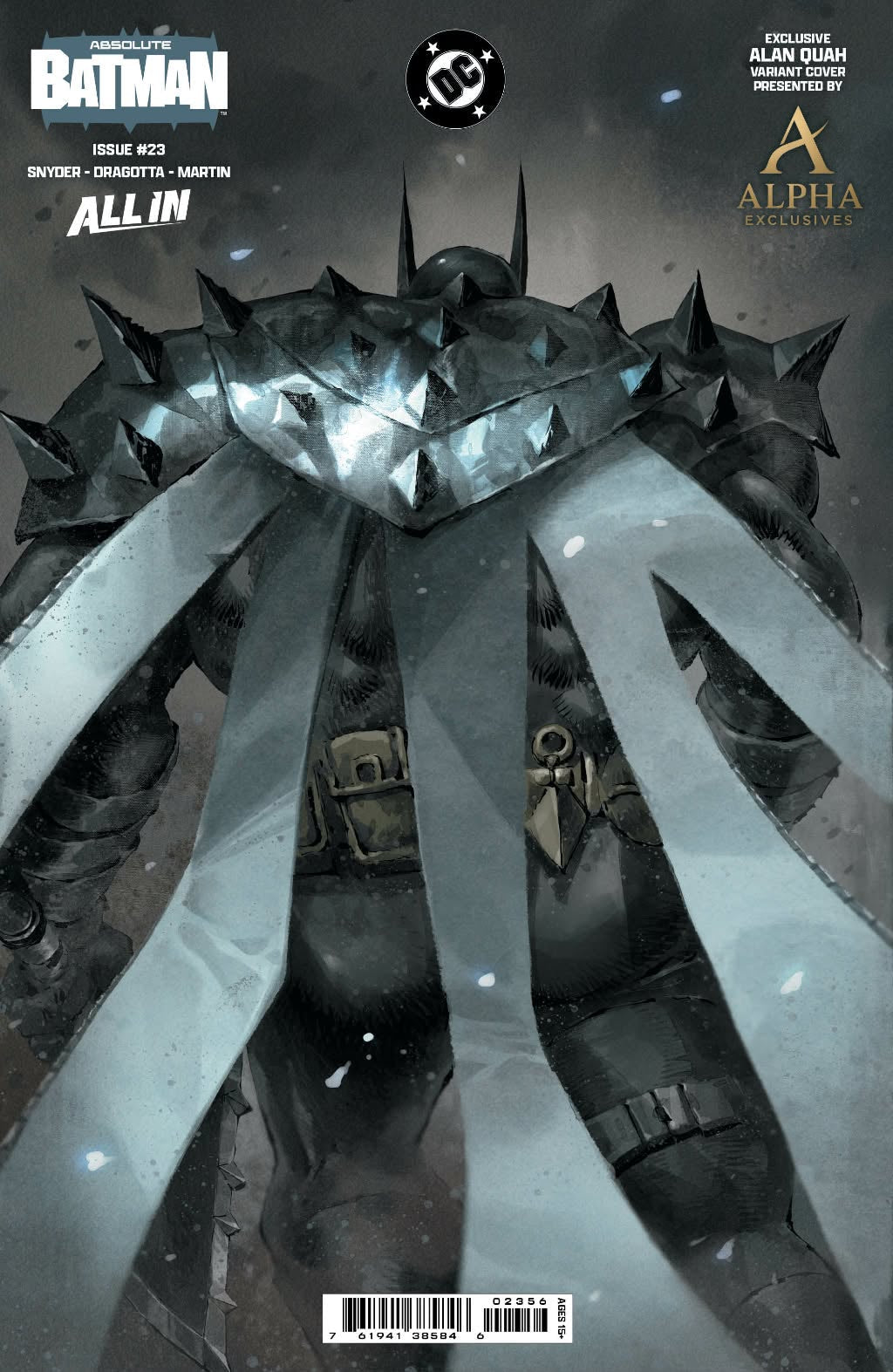 ABSOLUTE BATMAN #23 ALAN QUAH WRAPAROUND EXCLUSIVE VIRGIN VAR