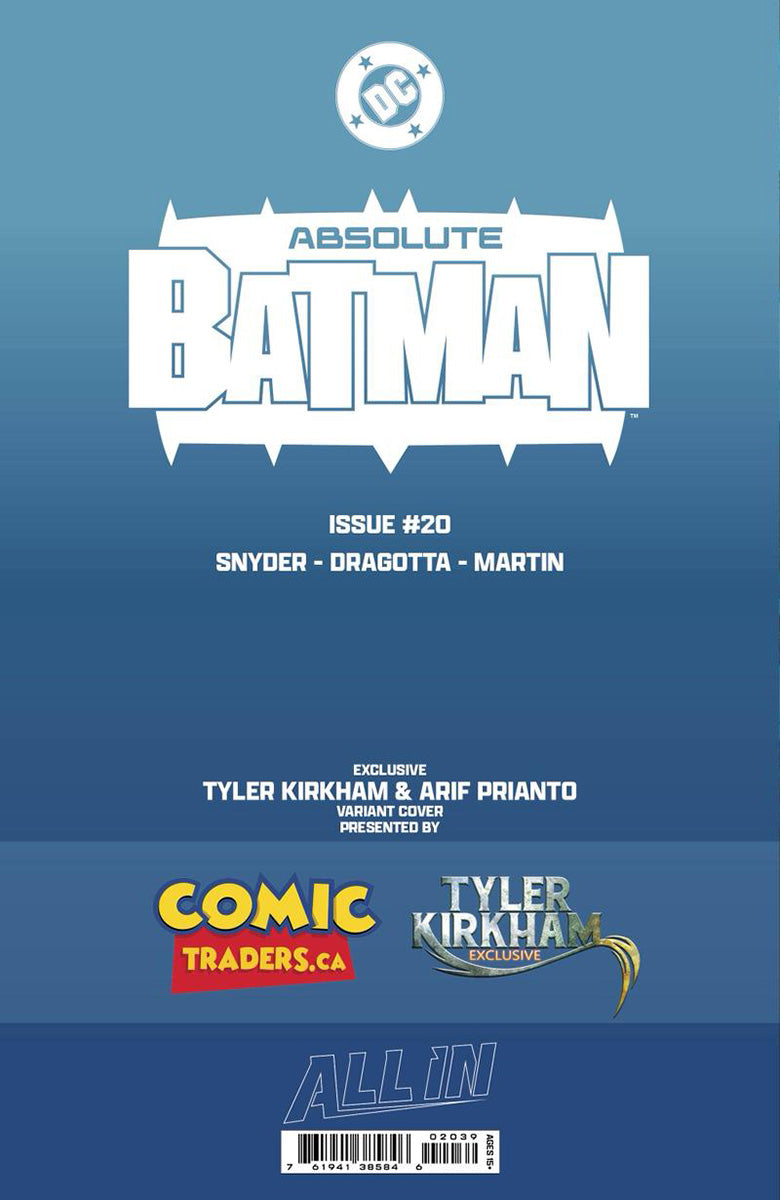 ABSOLUTE BATMAN #20 TYLER KIRKHAM EXCLUSIVE VAR