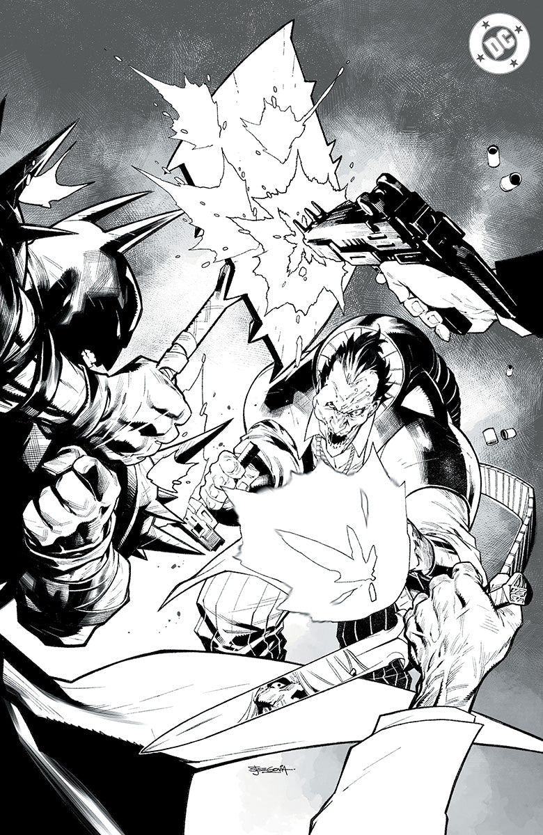 [BLACK & WHITE] ABSOLUTE BATMAN #21 STEPHEN SEGOVIA CONVENTION EXCLUSIVE VIRGIN VAR