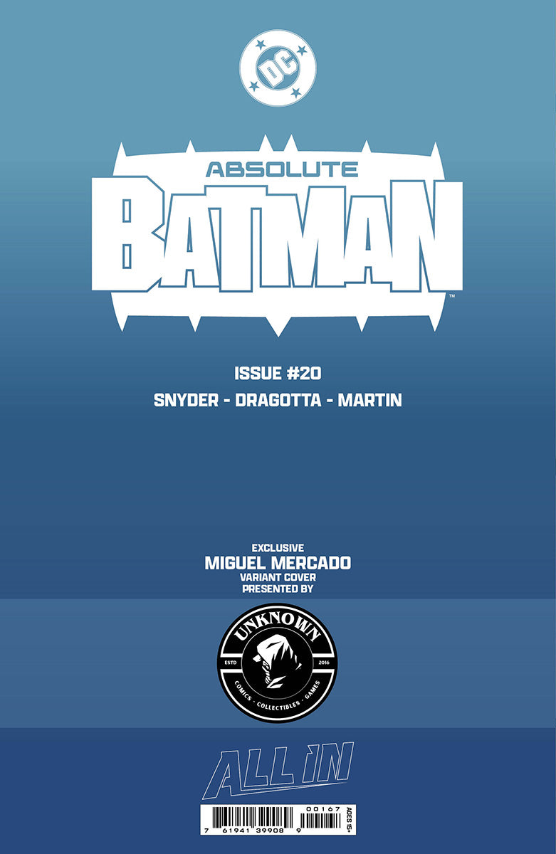 ABSOLUTE BATMAN #20 MIGUEL MERCADO EXCLUSIVE VIRGIN VAR