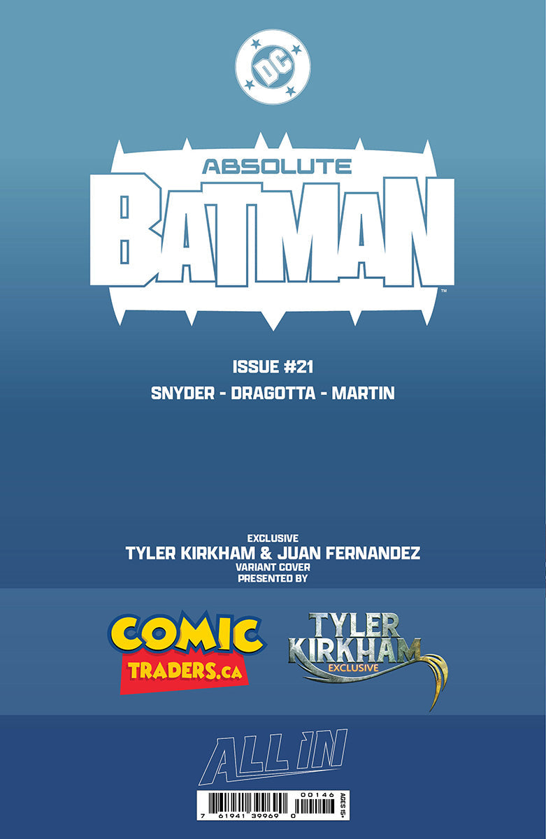 ABSOLUTE BATMAN #21 TYLER KIRKHAM EXCLUSIVE BATTLE DAMAGED TWO-FACE VAR