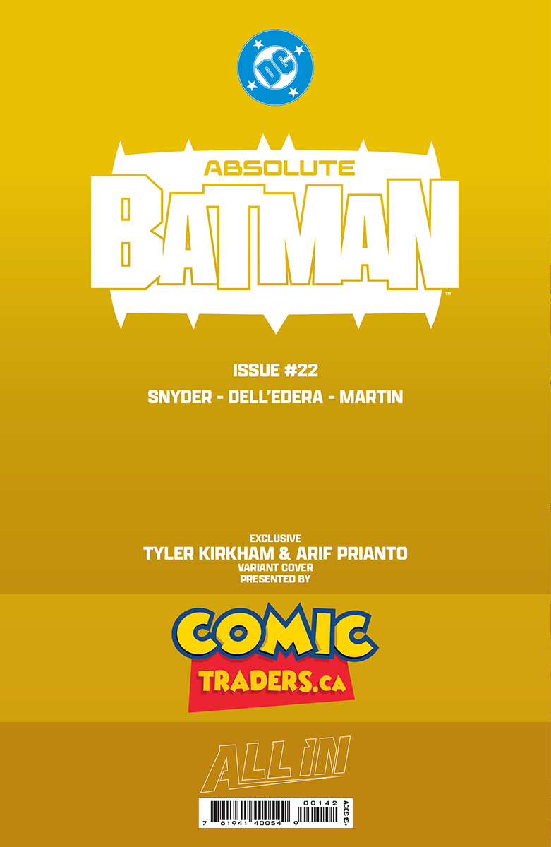 [GOLD FOIL] ABSOLUTE BATMAN #22 TYLER KIRKHAM JOKER CONVENTION EXCLUSIVE VIRGIN VAR