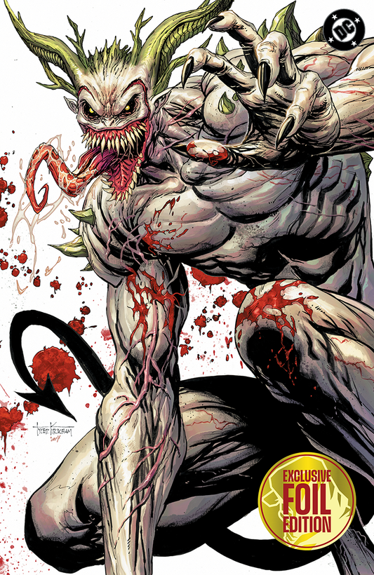 [FOIL] ABSOLUTE BATMAN #22 TYLER KIRKHAM EXCLUSIVE JOKER BATTLE DAMAGED
