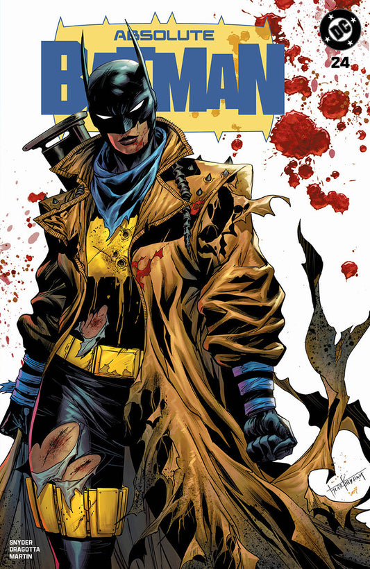ABSOLUTE BATMAN #24 TYLER KIRKHAM BATTLE DAMAGED THE BAT EXCLUSIVE VAR