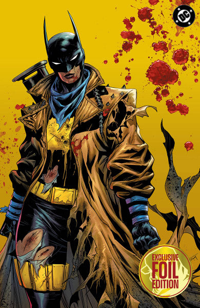[GOLD FOIL] ABSOLUTE BATMAN #24 TYLER KIRKHAM BATTLE DAMAGED THE BAT NYCC EXCLUSIVE VIRGIN VAR