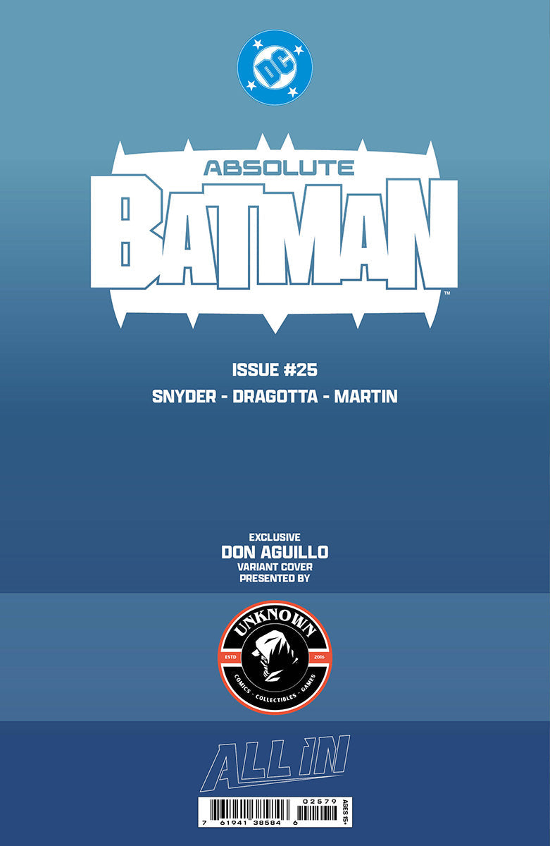 ABSOLUTE BATMAN #25 DON AGUILLO EXCLUSIVE VAR (10/28/2026)
