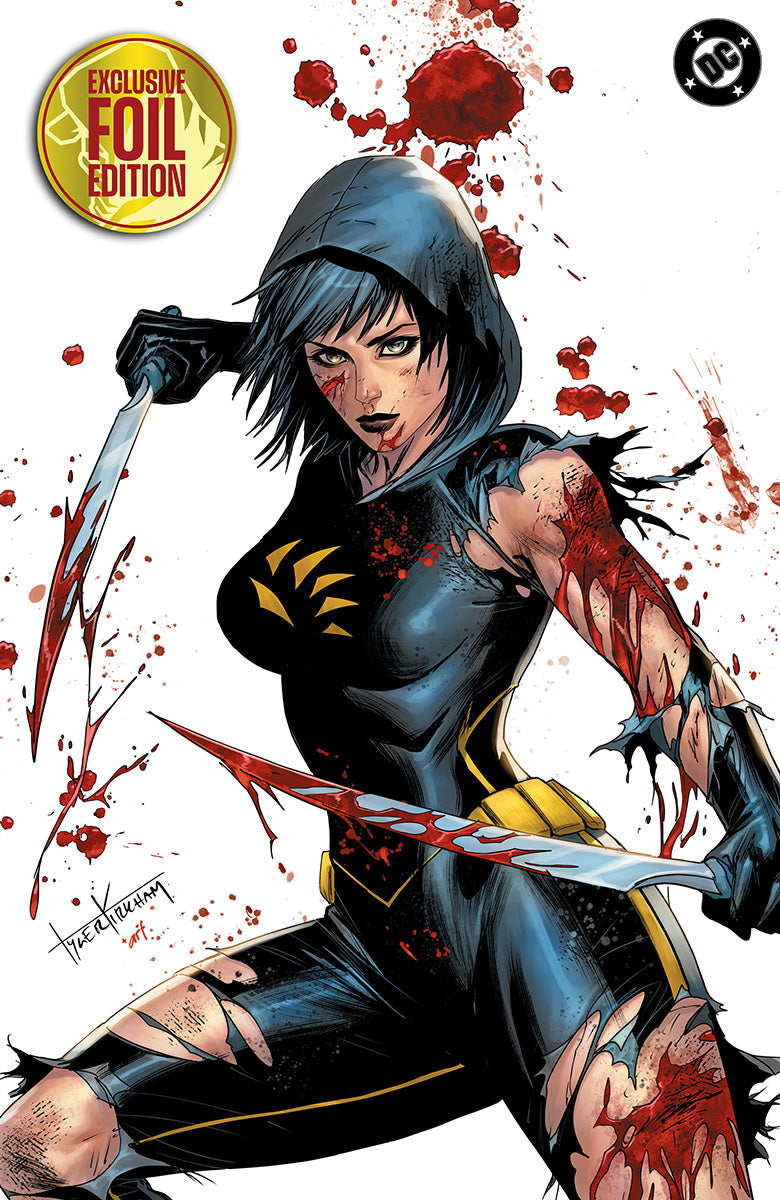 [FOIL] ABSOLUTE CASSANDRA CAIN THE SHADOW'S HAND #1 (ONE SHOT) TYLER KIRKHAM BATTLE DAMAGED EXCLUSIVE VIRGIN VAR