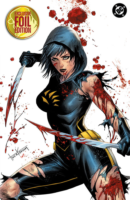 [FOIL] ABSOLUTE CASSANDRA CAIN THE SHADOW'S HAND #1 (ONE SHOT) TYLER KIRKHAM BATTLE DAMAGED EXCLUSIVE VIRGIN VAR