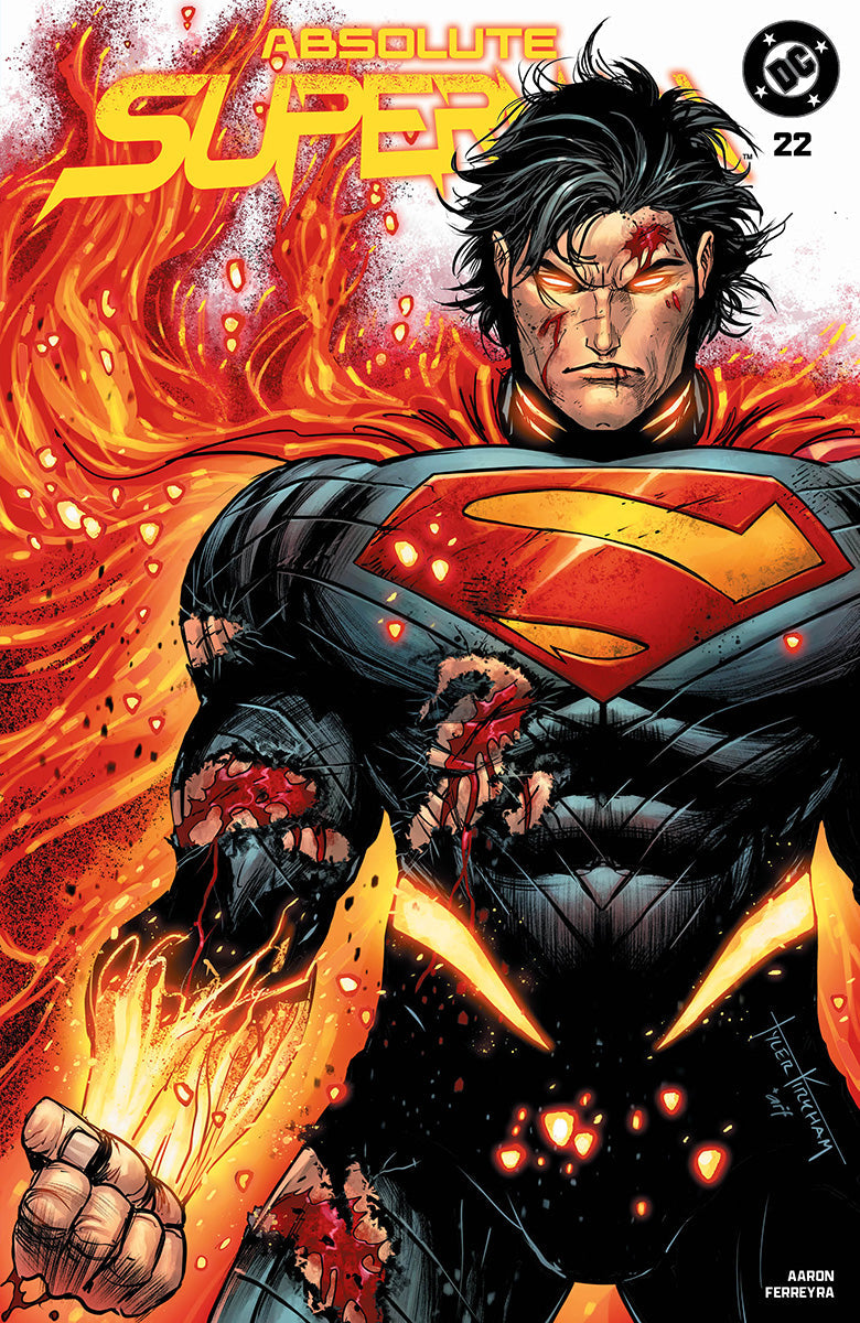 ABSOLUTE SUPERMAN #22 TYLER KIRKHAM BATTLE DAMAGED