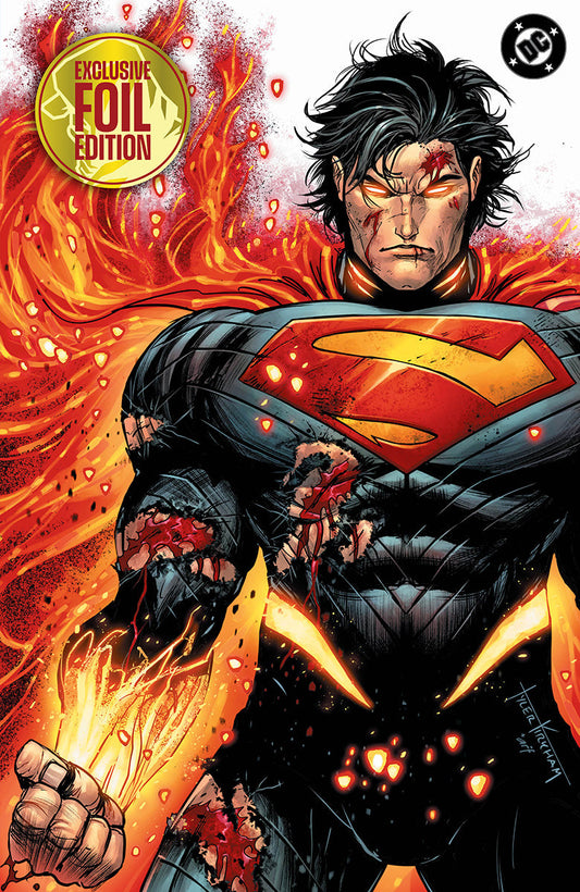 [FOIL] ABSOLUTE SUPERMAN #22 TYLER KIRKHAM BATTLE DAMAGED VIRGIN VAR