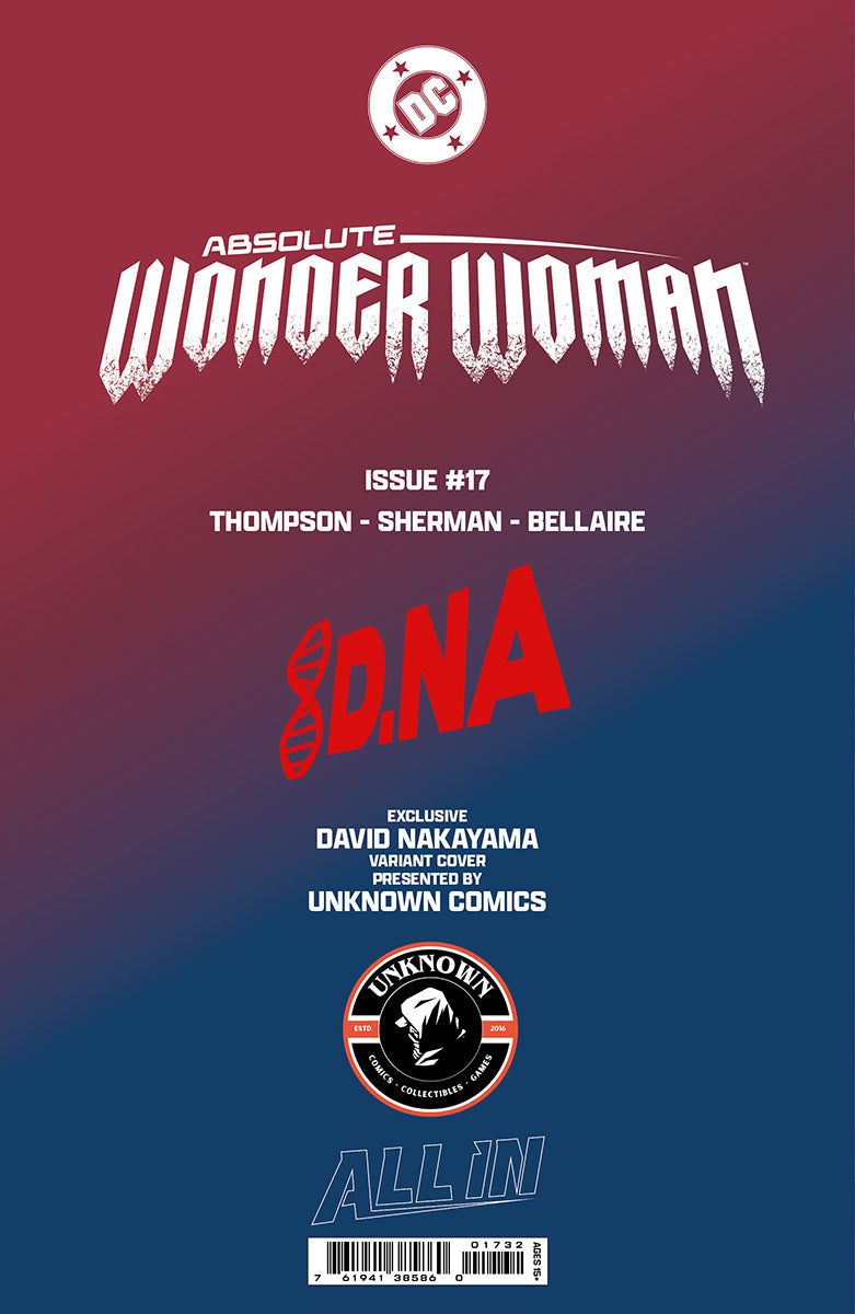 [FOIL] ABSOLUTE WONDER WOMAN #17 DAVID NAKAYAMA Megacon 2026 EXCLUSIVE VIRGIN VAR