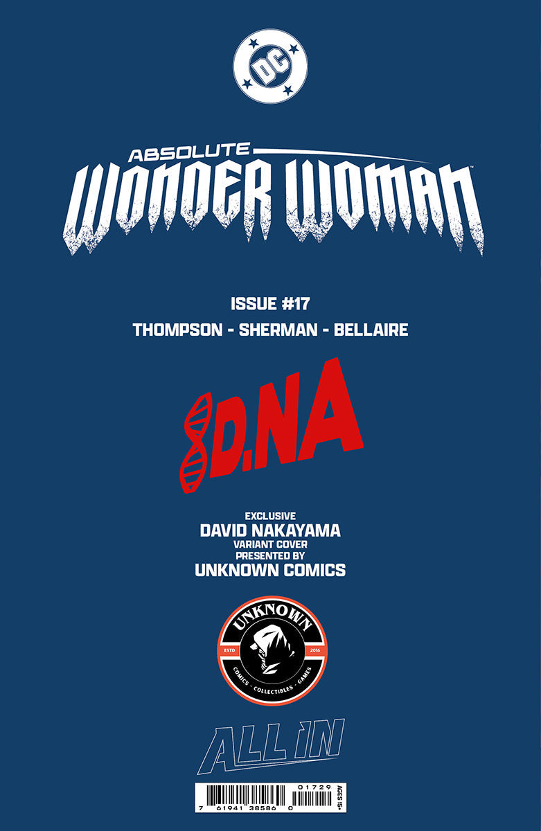ABSOLUTE WONDER WOMAN #17 DAVID NAKAYAMA Megacon 2026 EXCLUSIVE VIRGIN VAR