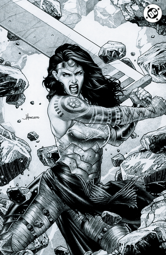 ABSOLUTE WONDER WOMAN #21 JAY ANACLETO EXCLUSIVE BW VIRGIN VAR