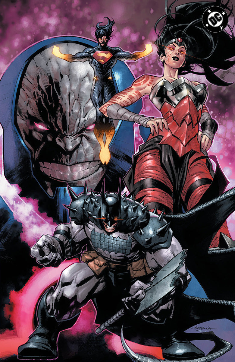 DC ALL IN SAGA: DARKSEID VS. THE WORLD #1 STEPHEN SEGOVIA EXCLUSIVE VIRGIN VAR